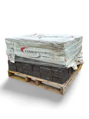 Oaks Modeco One Wall Blocks - Onyx - Pallet
