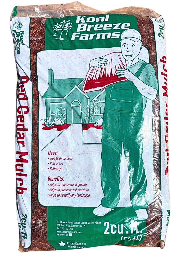 Red Cedar Mulch, 2 cu. ft. bag - Kool Breeze Farms