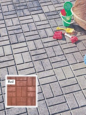 Triple H Brick Pattern Red