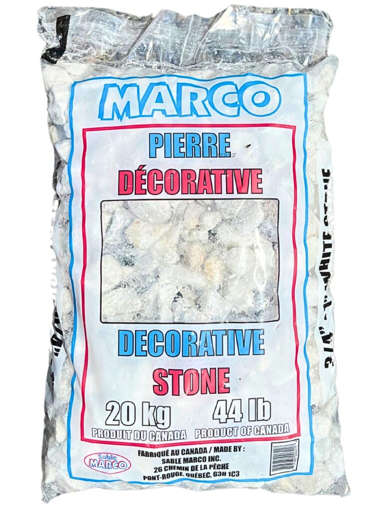 White Marble Decorative Stone - 20 kg - Kool Breeze Farms