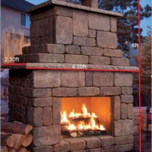 Brooklyn Outdoor Fireplace Kit