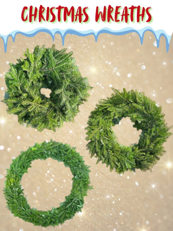 Christmas Wreaths (Natural)