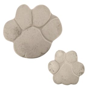 Concrete Paw Print Stepping Stones