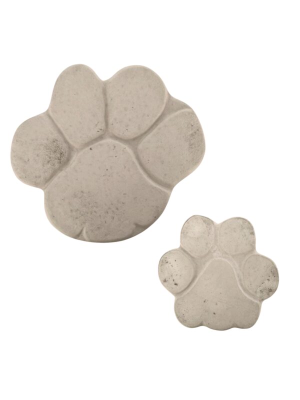 Concrete Paw Print Stepping Stones