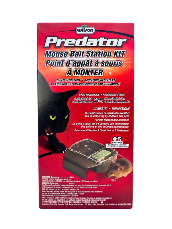 Predator Mouse Bait Station Kit