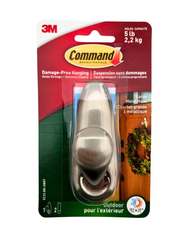 Command Large Metal Hook - 5 lb