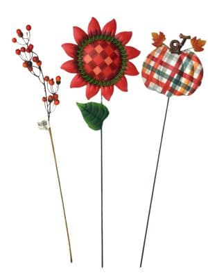 Autumn Pick Decorations, Assorted