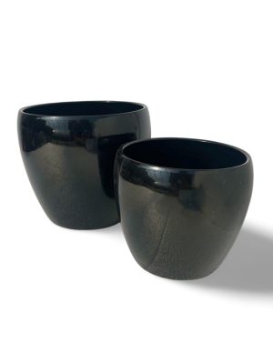 Corban Black Pot Covers