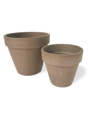 Deroma Standard Clay Pots - Graphite