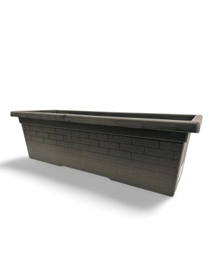 Brick Window Box Black