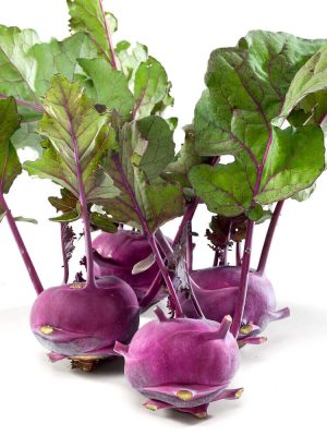 Purple Vienna Kohlrabi Seeds, OSC