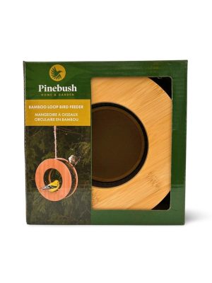 Pinebush Bamboo Loop Bird Feeder