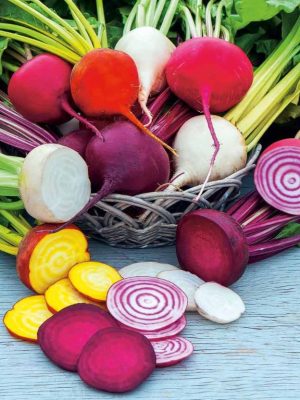 Beetroot 'Rainbow Mix' Seed Tape, Suttons